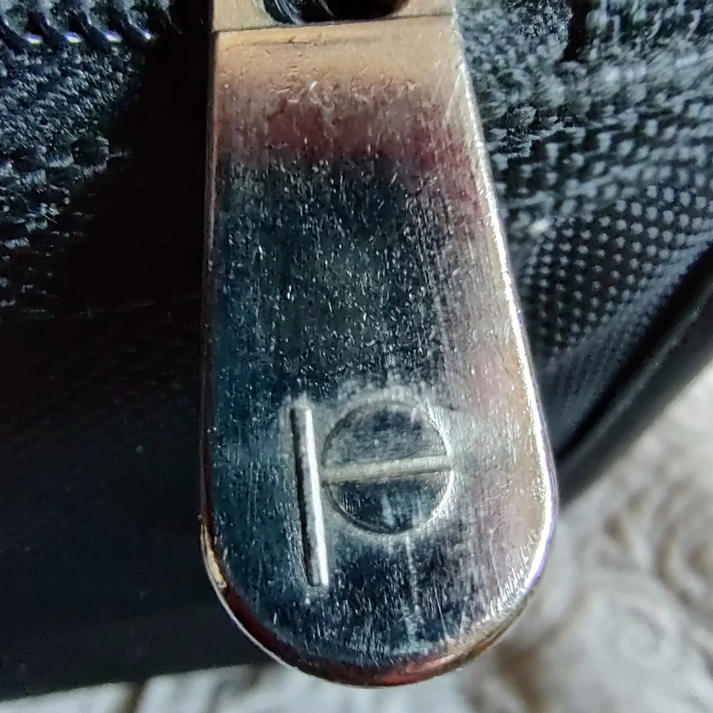 BNNU Black Nylon Zippered Attache/Computer Case